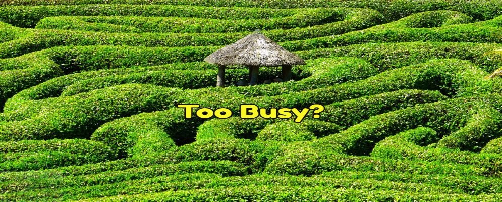 too busy to work real estate